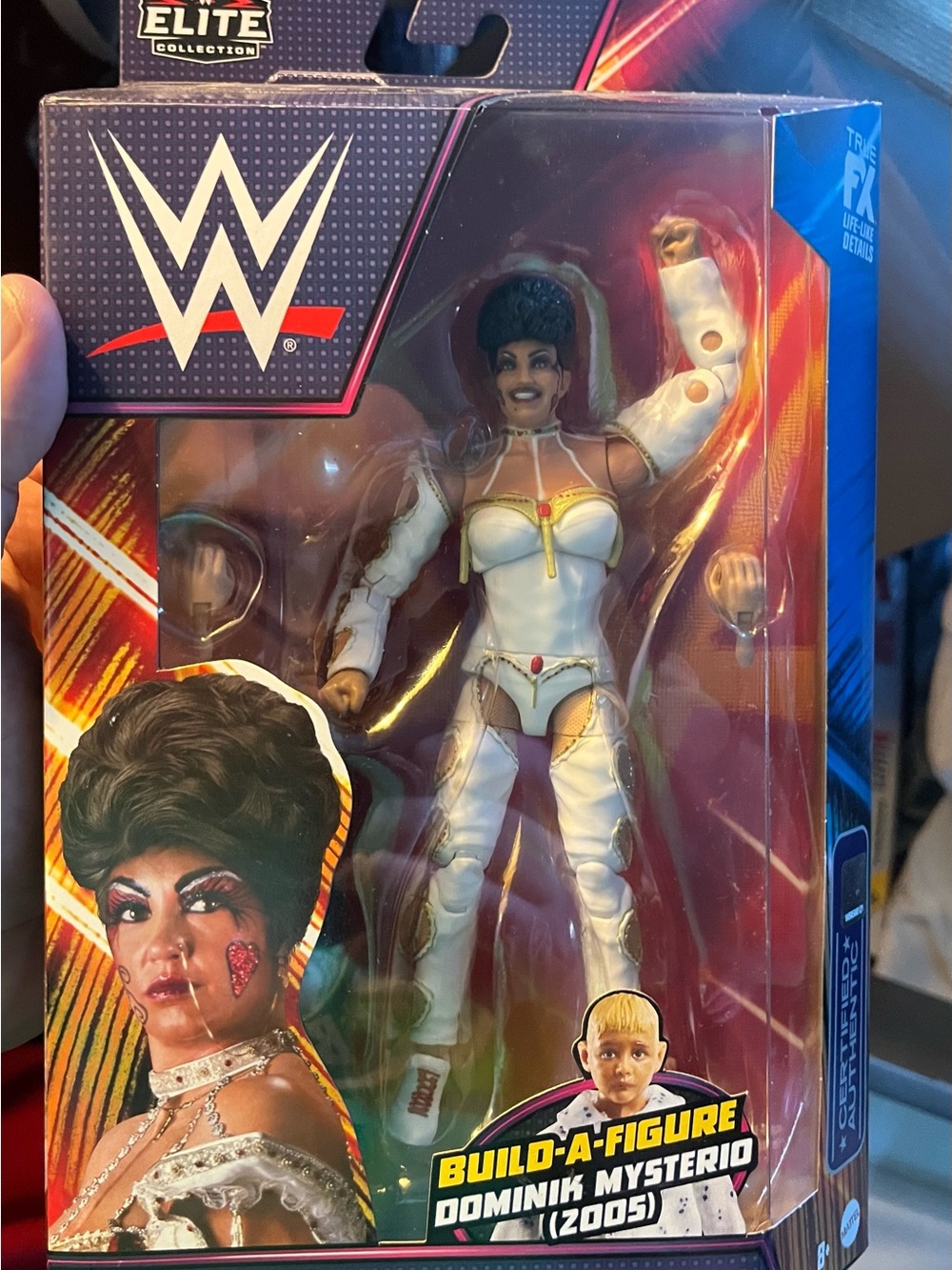 WWE Elite Collection Dominik Mysterio (2005) Female Figure in White